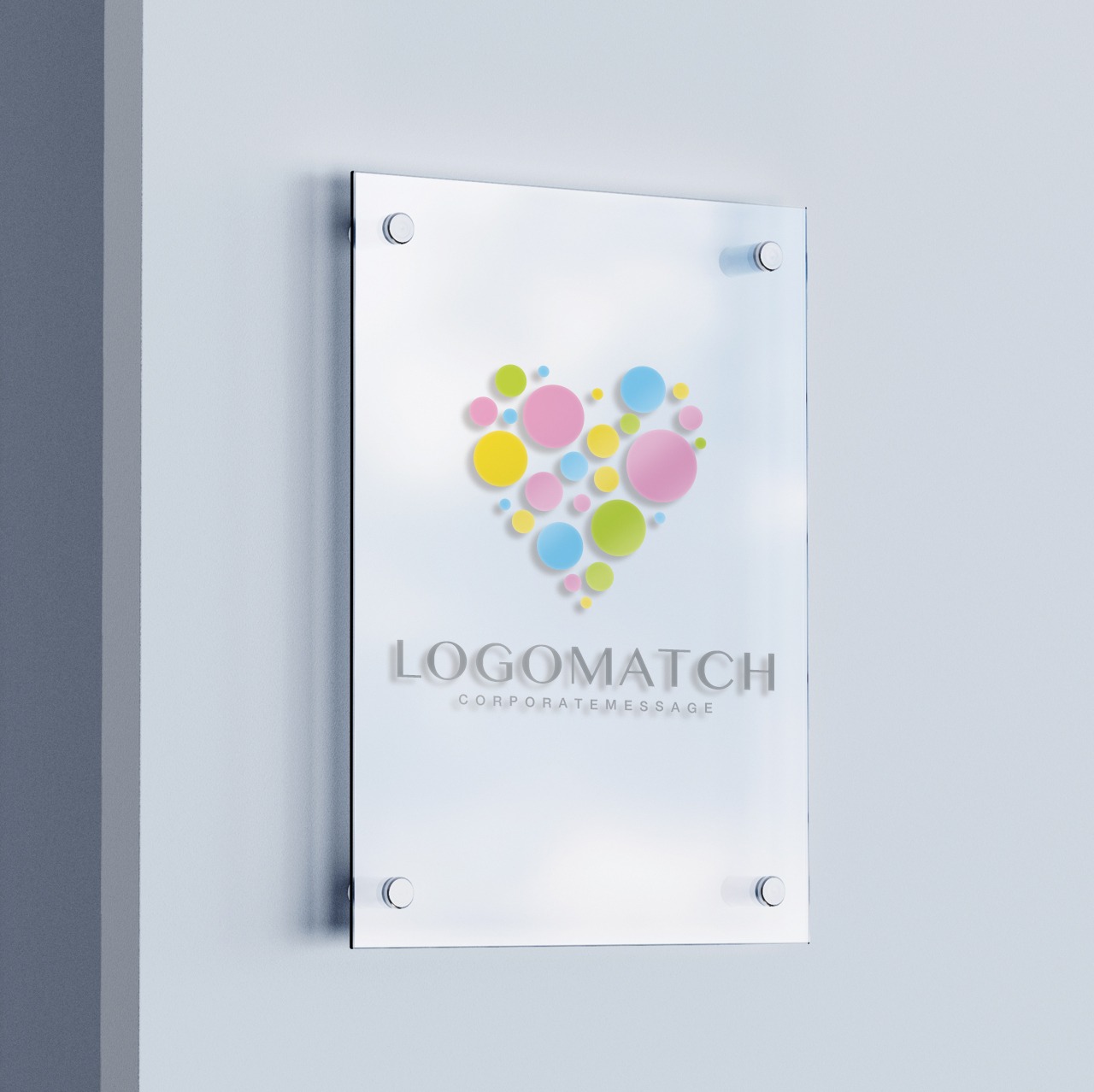 カラフルハートのロゴ