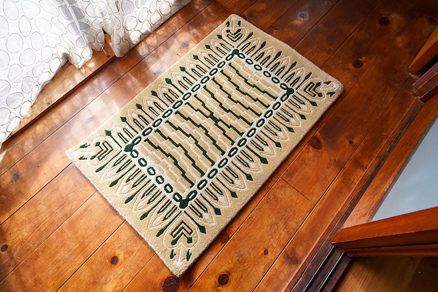 ALLOW DESIGN_DOOR MAT_玄関マット_ウールラグ_手織り