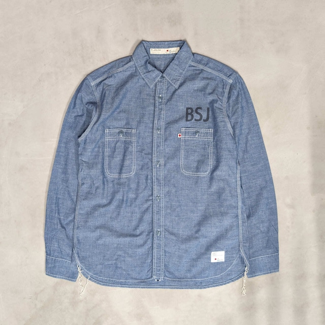 VINTAGE CHAMBRAY SHIRT "BSJ" OW