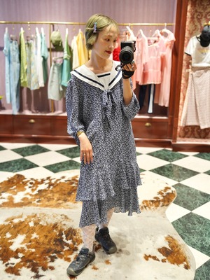 Vintage "Sailor collar dress"