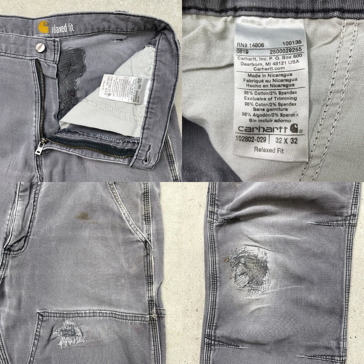 Carhartt カーハート ダブルニー ダック ペインターパンツ メンズW32