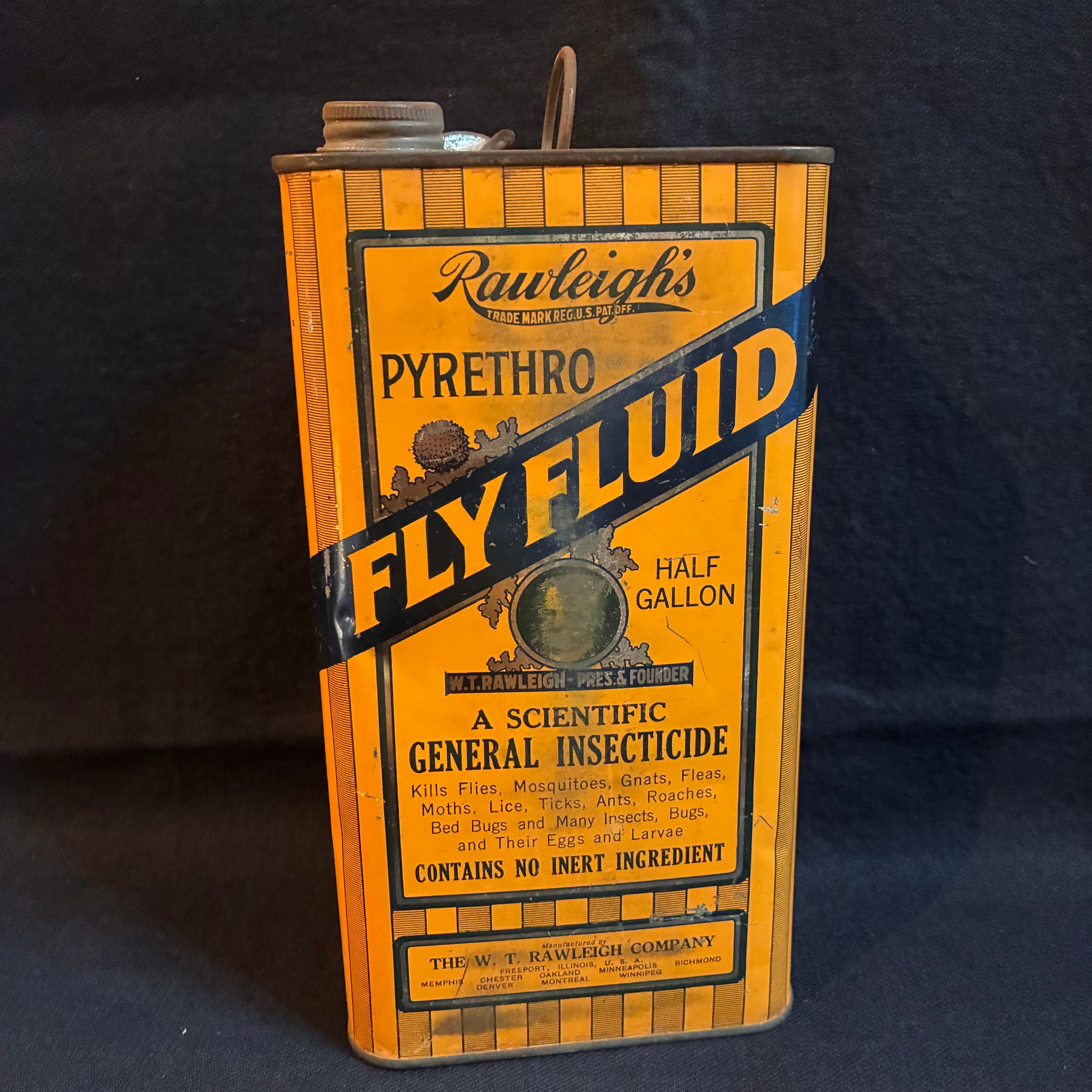 Rawleigh's Pyrethro Fly Fluid 中型缶 T-238 | CANDY STORE ROCK