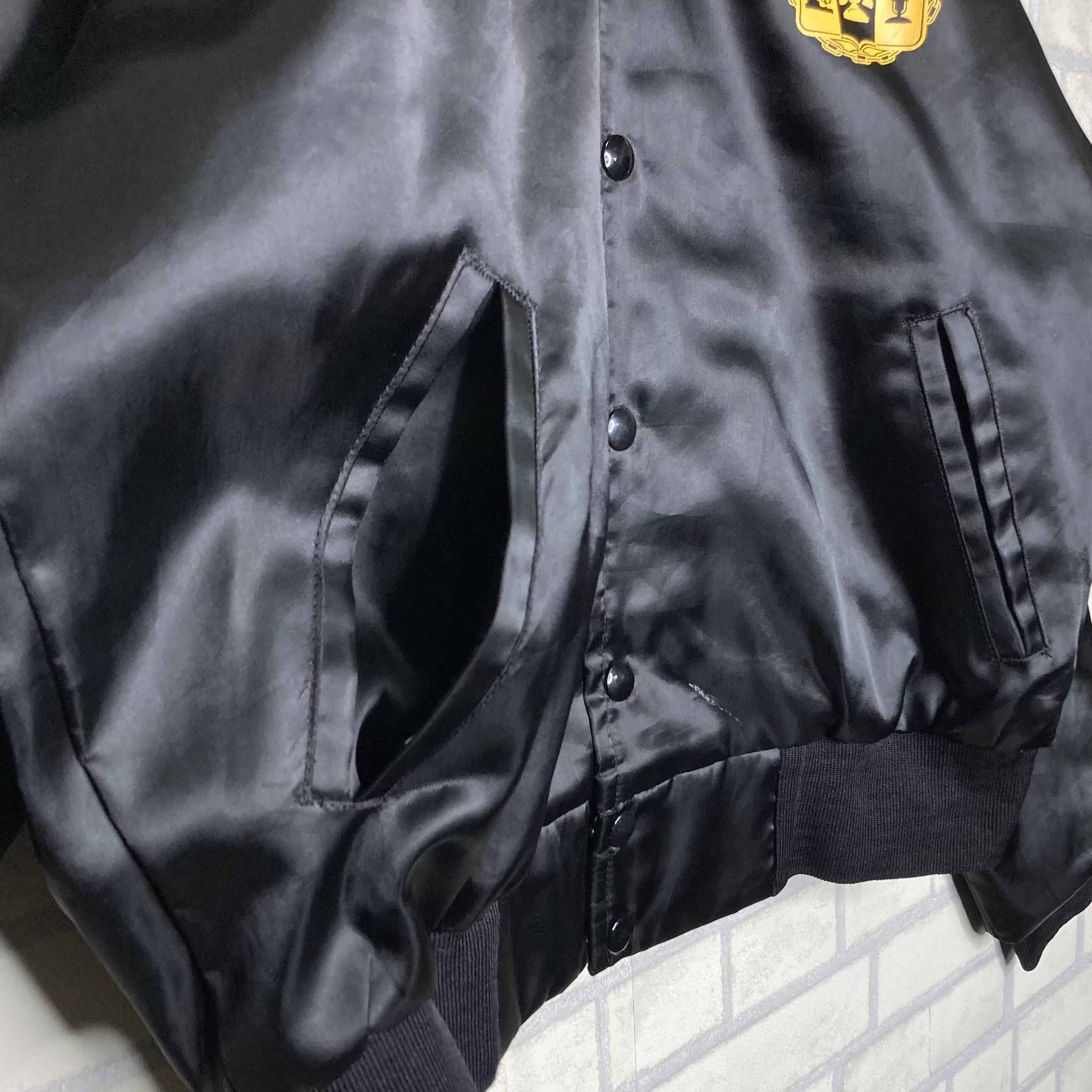 Made in USA 】WEST WIND ナイロンスタジャン L 両面プリント 状態良好 