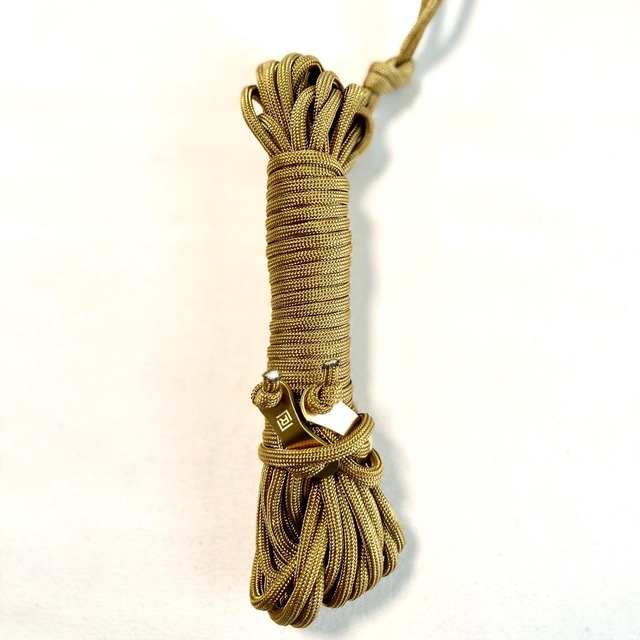 RL Rope ５ｍ✕２本Set（１０ｍ ｘ１本）：真鍮製自在金具(RL Tensioner)＆国産ナイロン製ロープ(RL Rope)