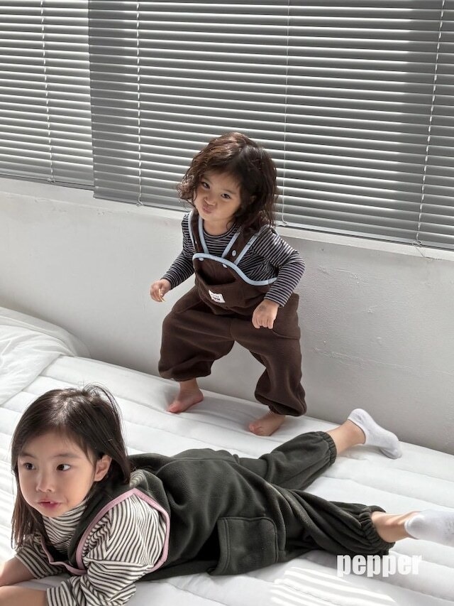 予約⌇pepper / Fleece overalls