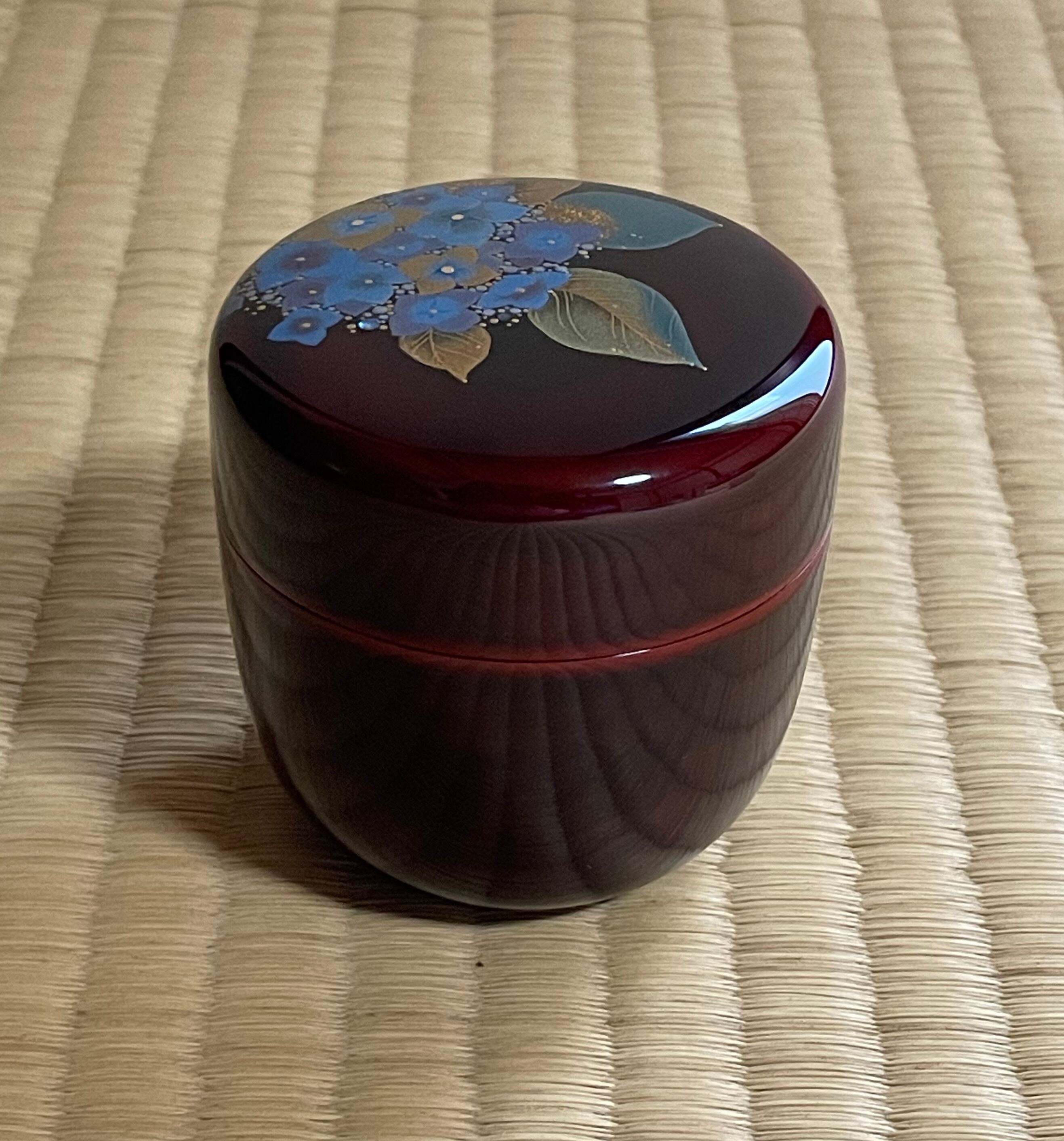 茶道具】即中斎好 梅蒔絵 金林寺茶器 磨い 陽斎作