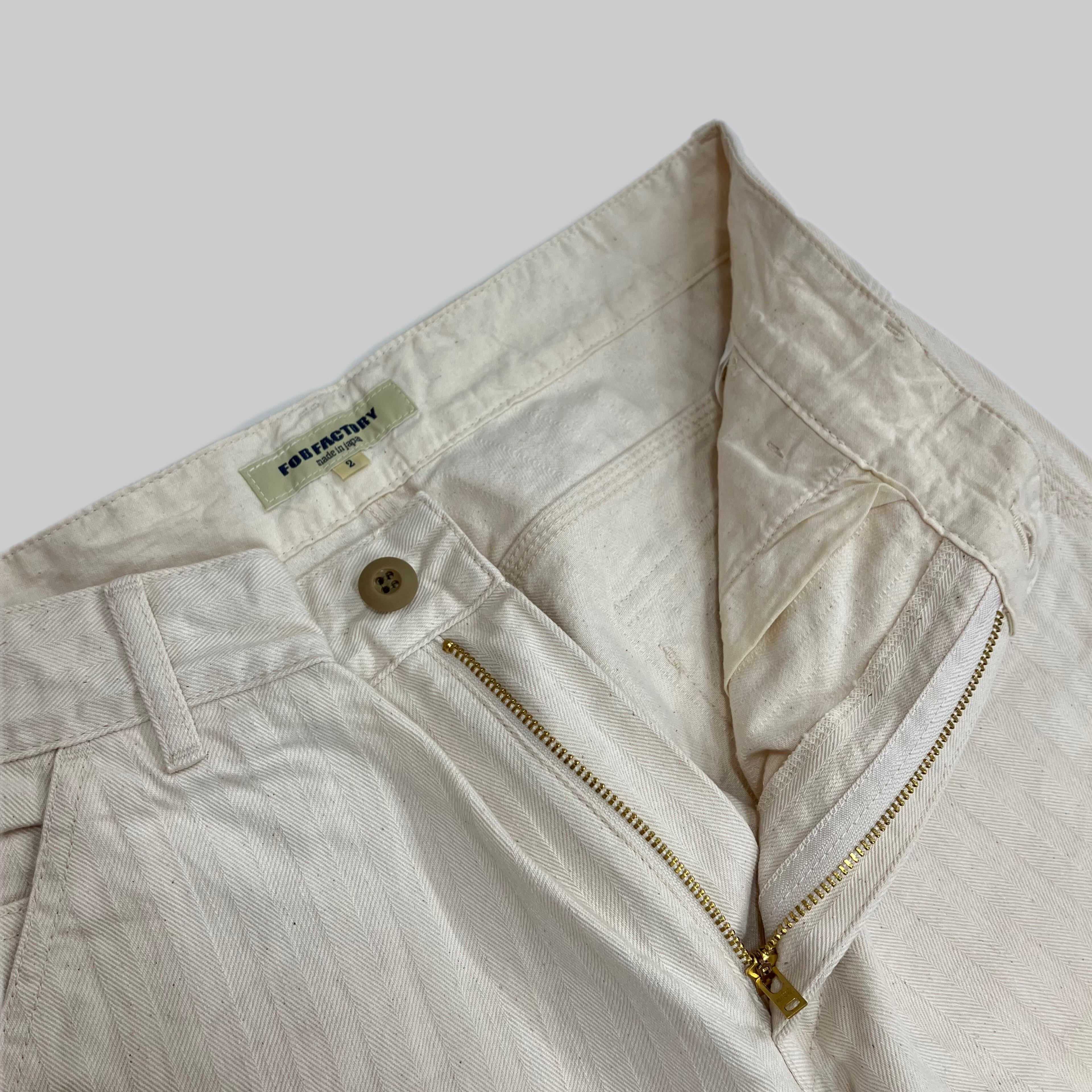 FOB FACTORY F0485/HBT PAINTER PANTS COL/ECRU | TRAVELLER`S BASE