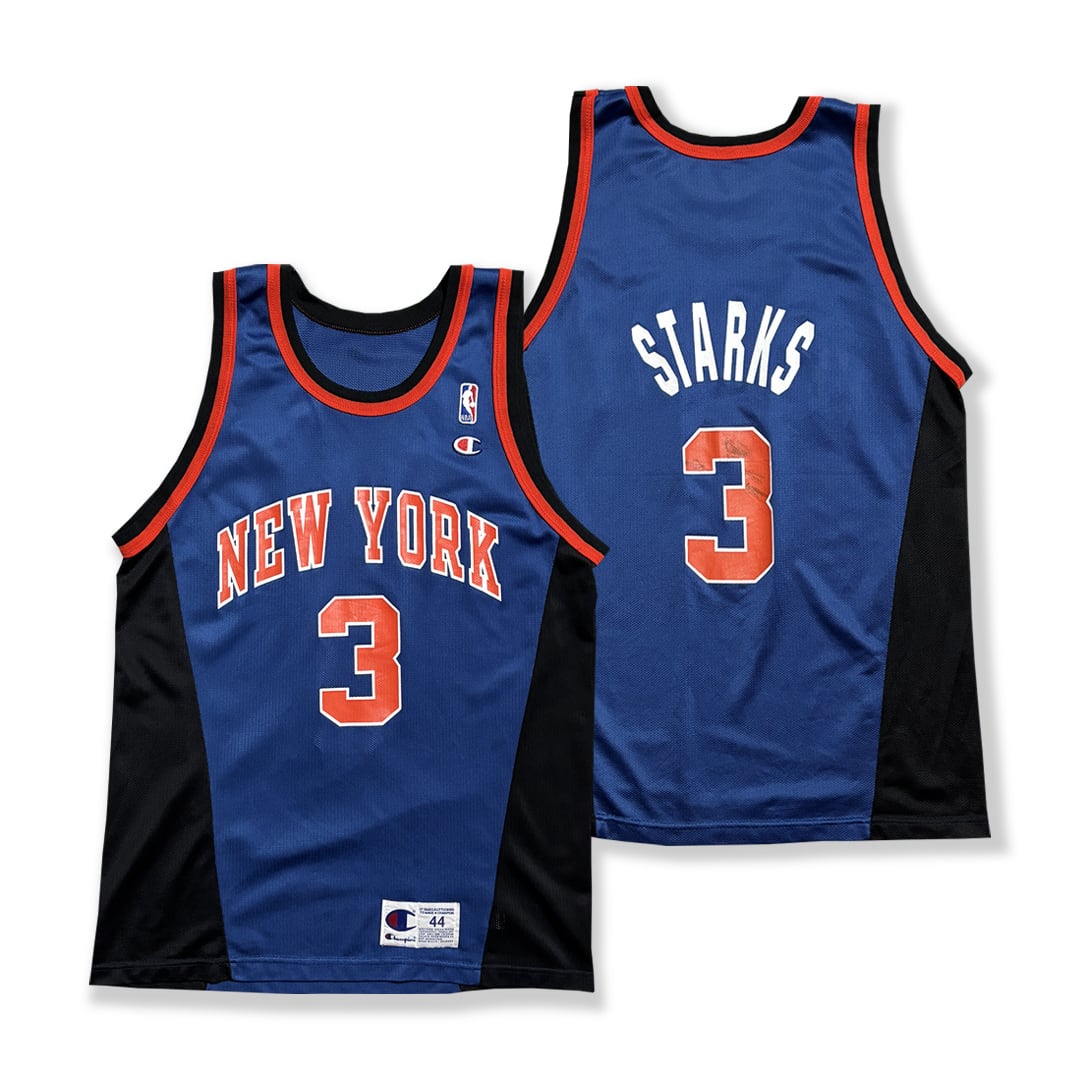John Starks 【New York Knicks】 Game Shirt. Champion