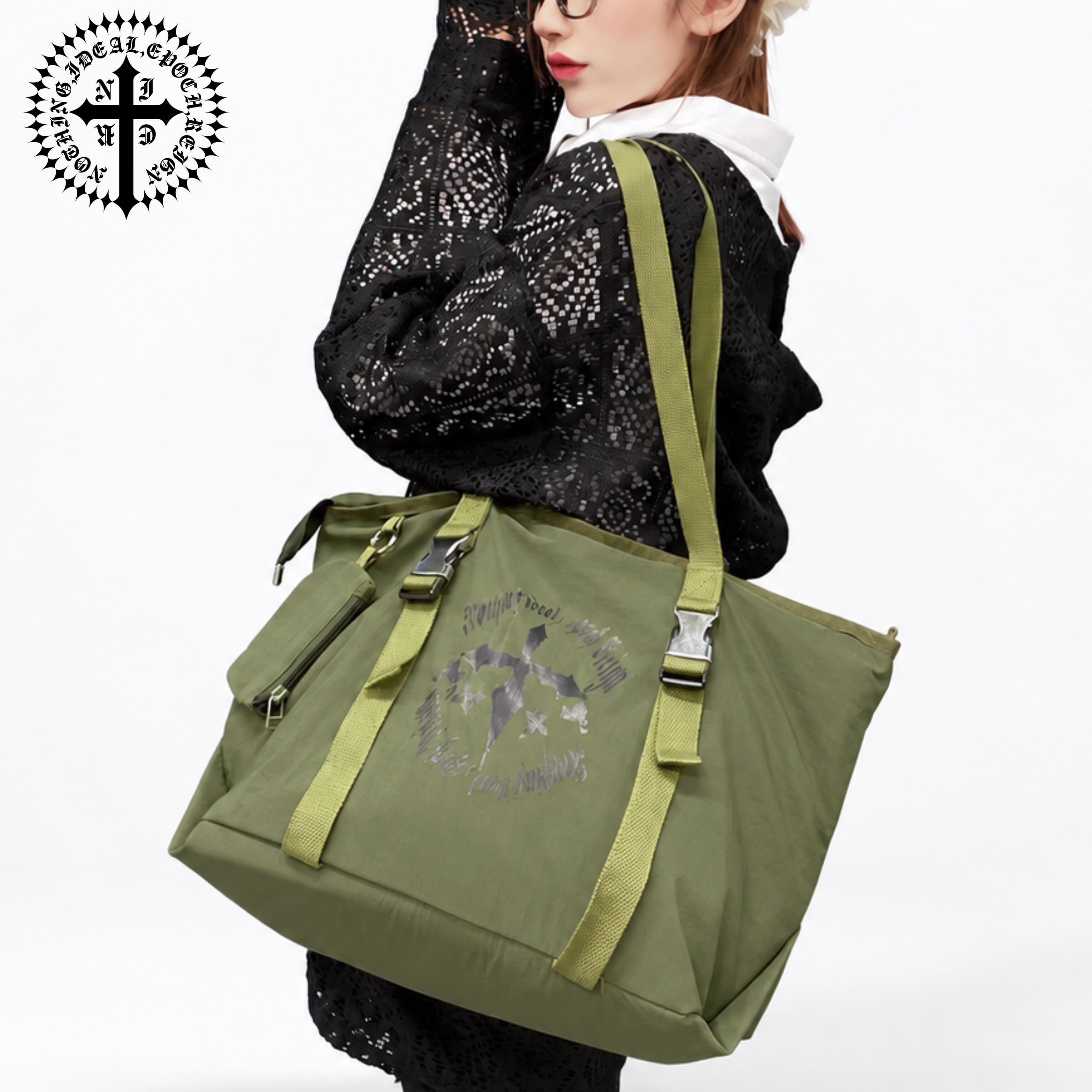 大容量MILITARY UTILITY BAG【KHAKI】”小物ポーチ付き” | NIER CLOTHING