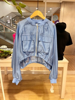 シアーショートドルマンブルゾン［Color:ブルー］通常価格￥16,500→特別価格￥12,100