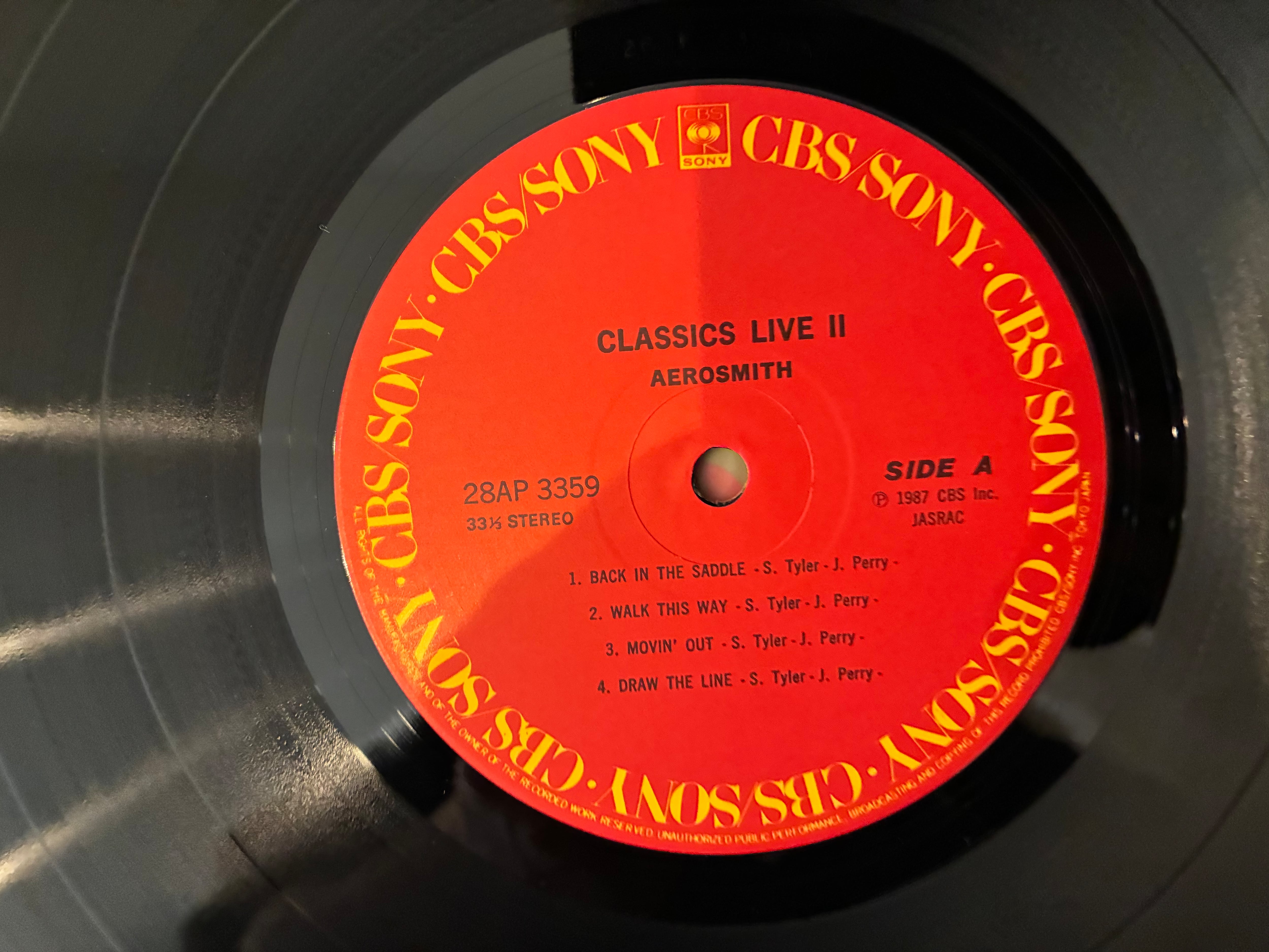 AEROSMITH / CLASSICS LIVE Ⅱ | sixteen records (シックスティーン
