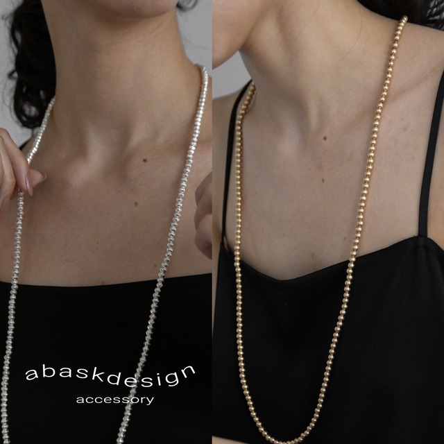 【ネコポス便】ネックレス スライドネックレス ロングネックレス 70cm 長さ調節可能 レディース ニュアンス メタル 大ぶり 大人カジュアル 合金 2533