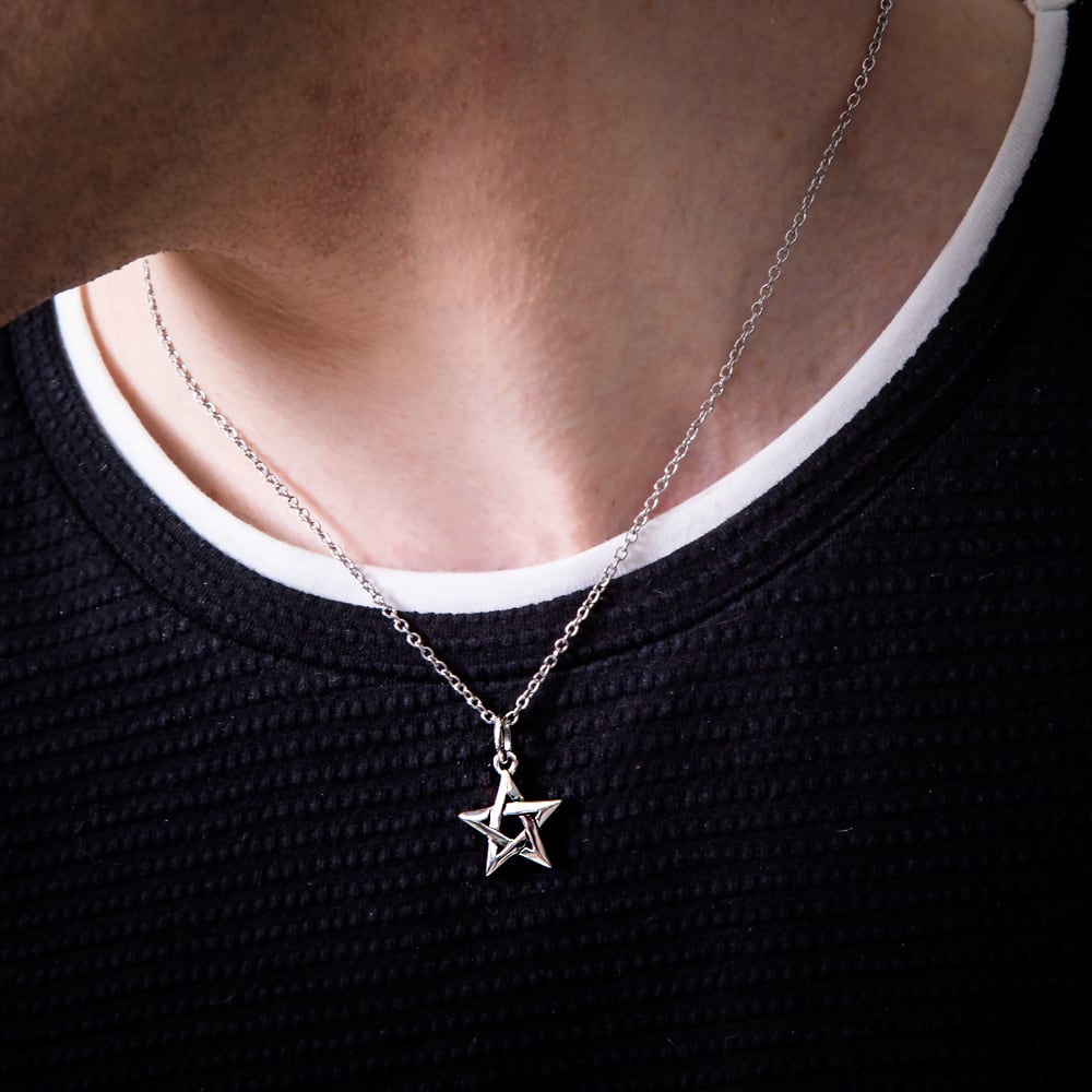 五芒星ペンダント AKP0115 Pentagram pendant シルバーアクセサリー