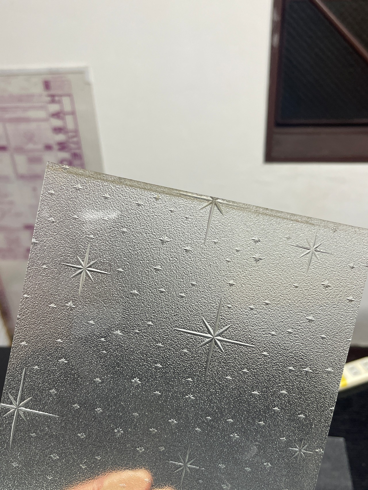 【Customer Order】型板ガラス (銀河)