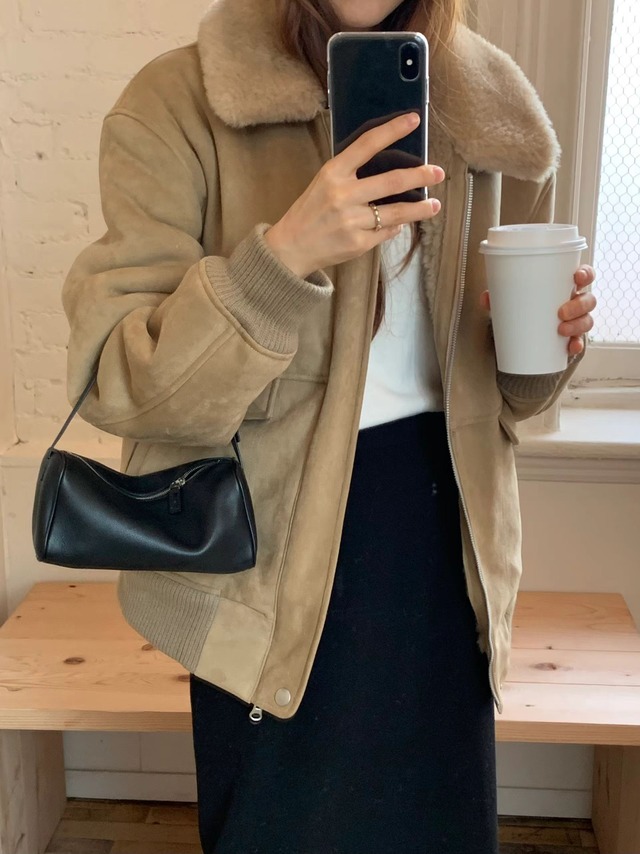 (OUNCE) mood suede fur mustang