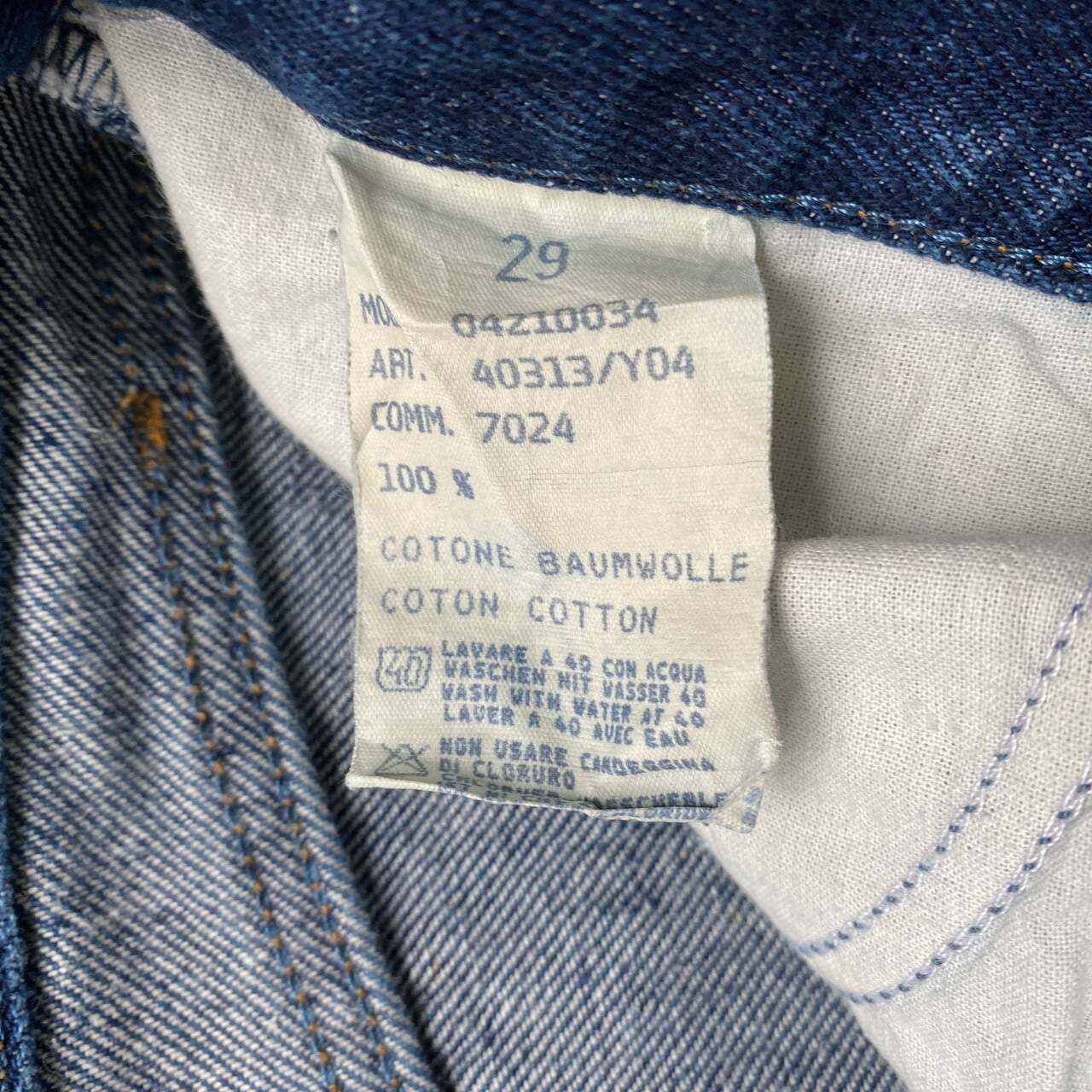 90年代 イタリア製 VALENTINO JEANS ヴァレンティノ ストレートデニム