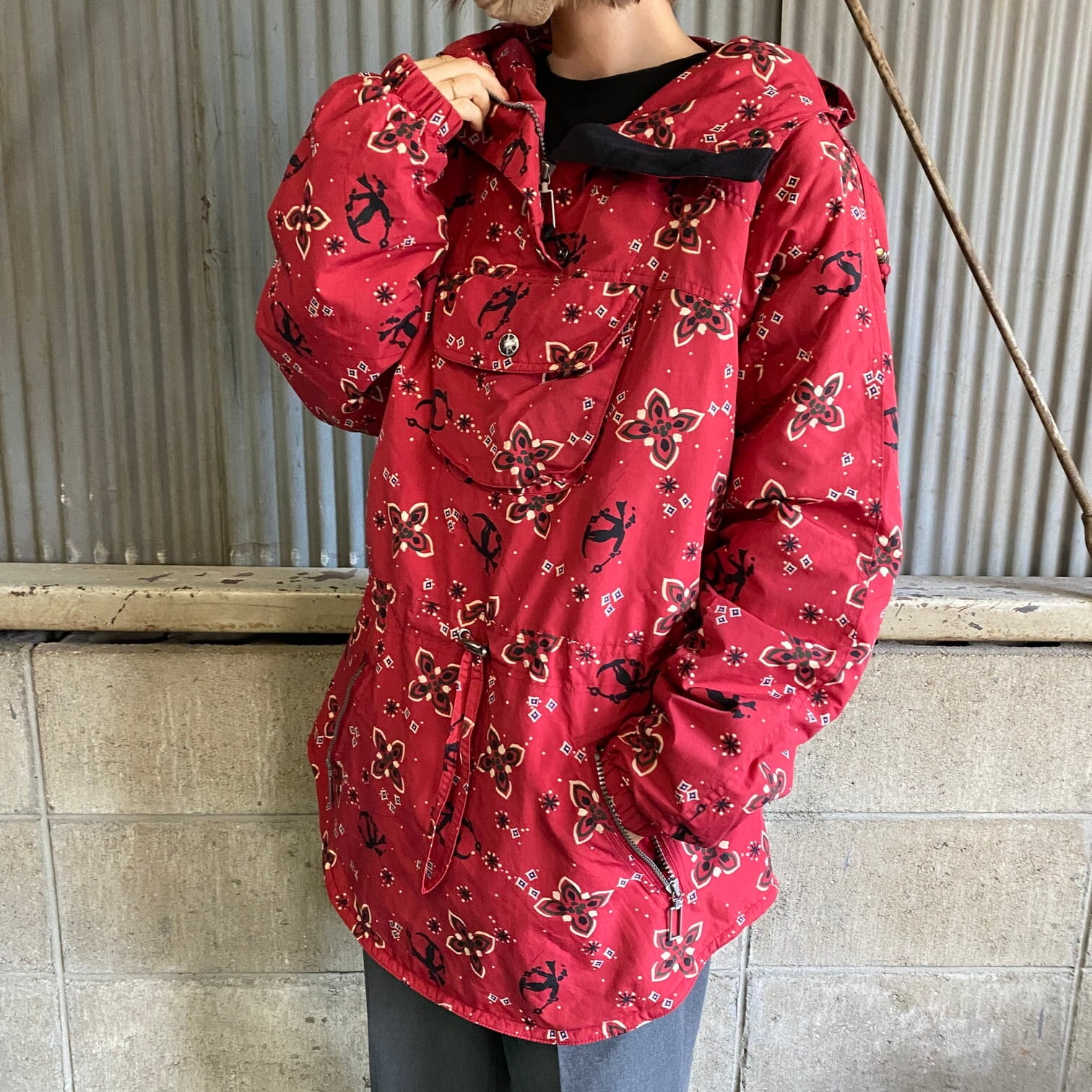 □激レア□80s〜90s L.L.BEAN ANORAK PARKA women 