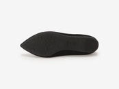 pointed-CROWNP MESH / BLACK