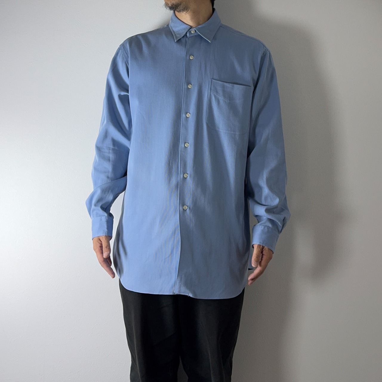 Polo by Ralph Lauren SILK COTTON shirt "MARLOWE" L 古着 - 16