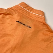 GREENCLUBS グリーンクラブ ハーフジップ 長袖シャツ 3/オレンジ メンズ ライカ