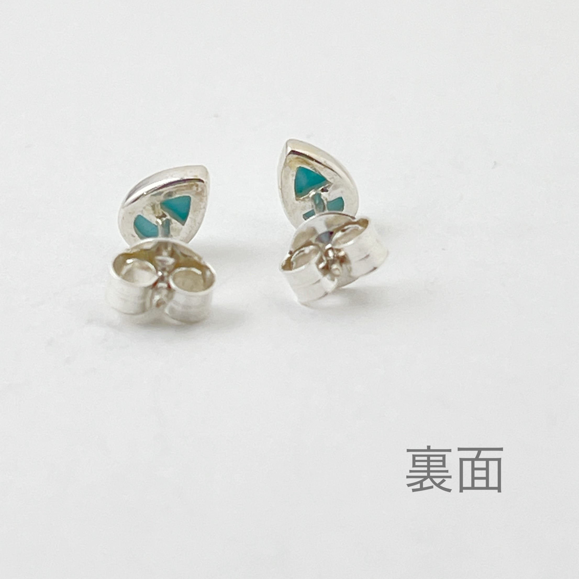 ラリマー ドロップ スタッドピアス S size 0.7 x 0.5 cm | 【公式通販