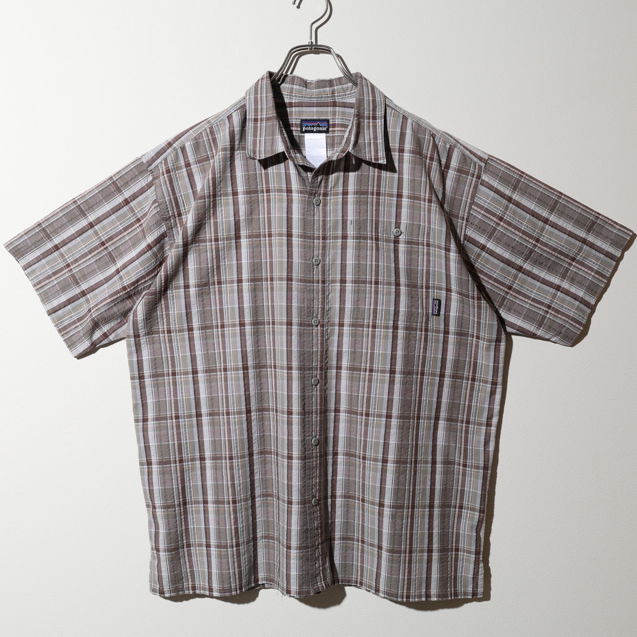 美品 L 09年 Puckerware Shirt Patagonia パッカーウェアシャツ パタゴニア  シアサッカー