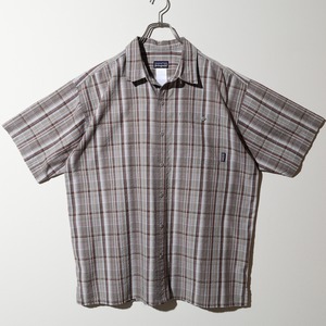 美品 L 09年 Puckerware Shirt Patagonia パッカーウェアシャツ パタゴニア  シアサッカー