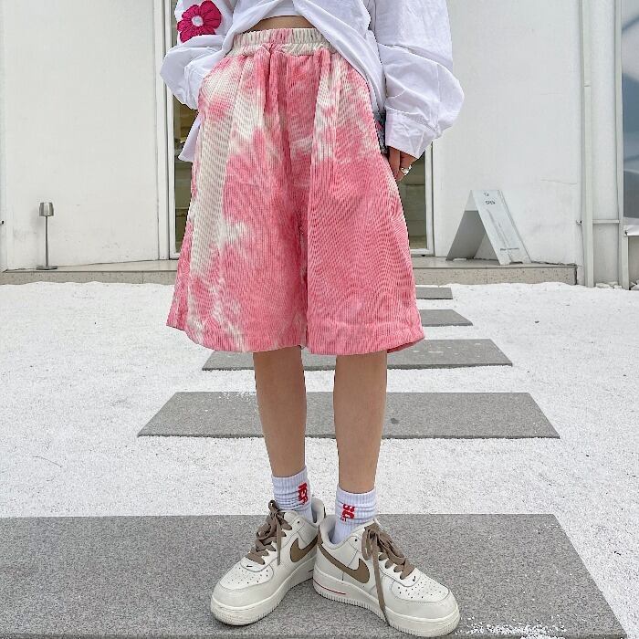 ルーズショーツ サマースタンダードコーデュロイパンツ スタイル レトロ ストリート 夏物 ブルマー ケッペル5626055664