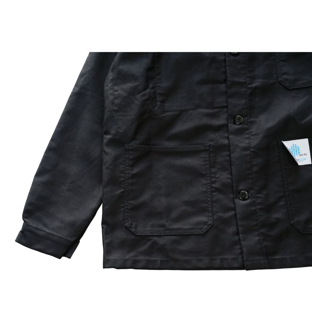 ブラックモールスキン ワークジャケット ユーロ デッドストック サイズ