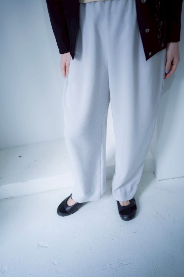 ice blue check easy pants