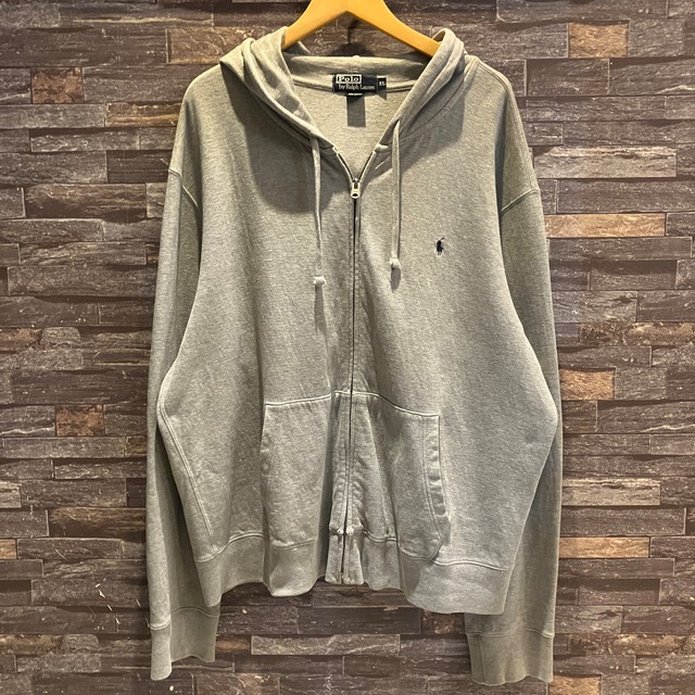 RALPH LAUREN 鹿の子 F/Z PARKA GREY 1990'S OLD
