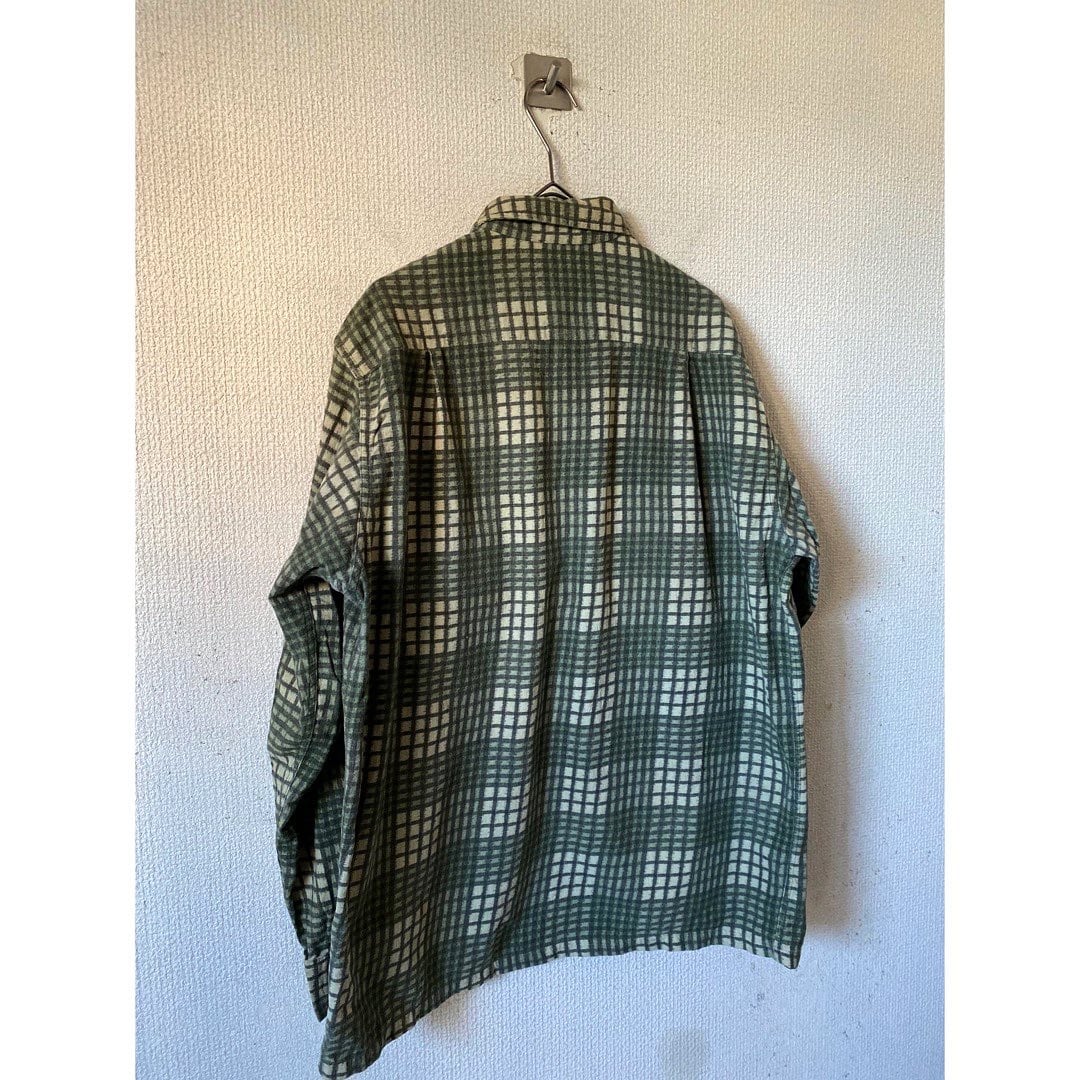 vintage 50s〜60s brent cotton print flannel shirt | protocol vintage 50s〜60s brent cotton print flannel shirt | protocol