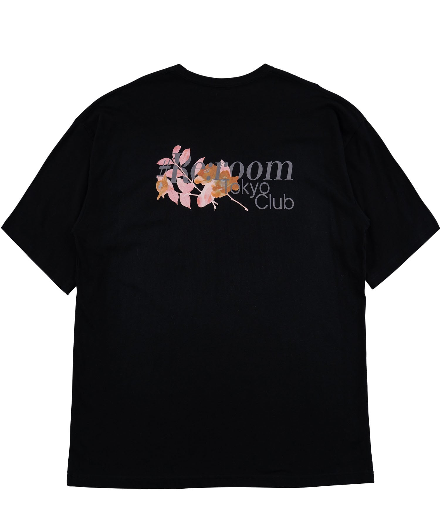CAMELLIA GRAPHIC PRINT BIG T-shirt［REC593］