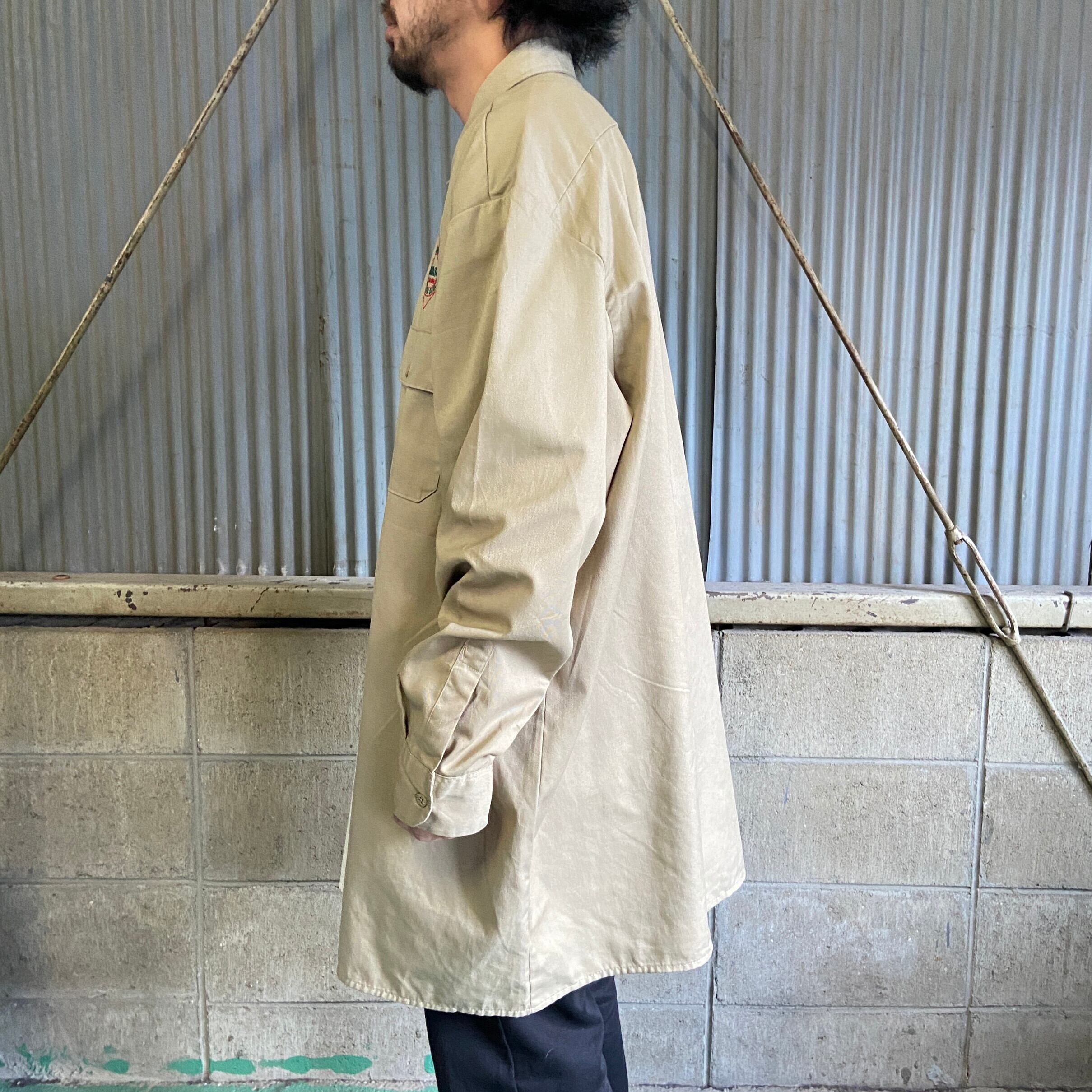 スーパービッグサイズ Dickies ディッキーズ 企業ロゴ刺繍 長袖 スーパービッグサイズ Dickies ディッキーズ 企業ロゴ刺繍 長袖