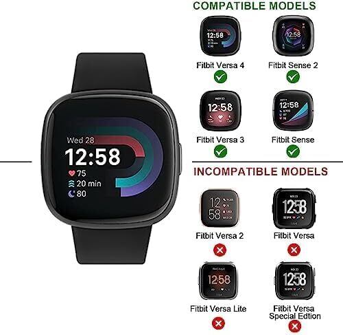 在庫処分】[YGTBSR] コンパチブル Fitbit Versa 4 バンド、Fitbit 