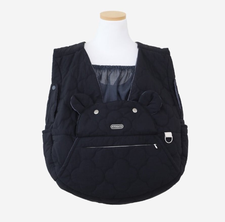 犬用キャリーバッグ Voddly Cozy Front Bag-ver3 (黒) 犬用キャリーバッグ Voddly Cozy Front Bag-ver3 (黒) 即納/予約