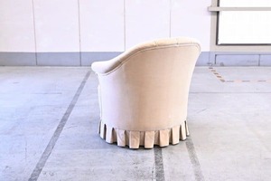 横浜ダニエル 23万「Tiffany/ティファニー」ソファ 1人掛け 1P 椅子 パーソナル ファブリック クラシック アームチェア Daniel【中古家具/中古インテリア/USED家具ユーズド家具/リサイクル】