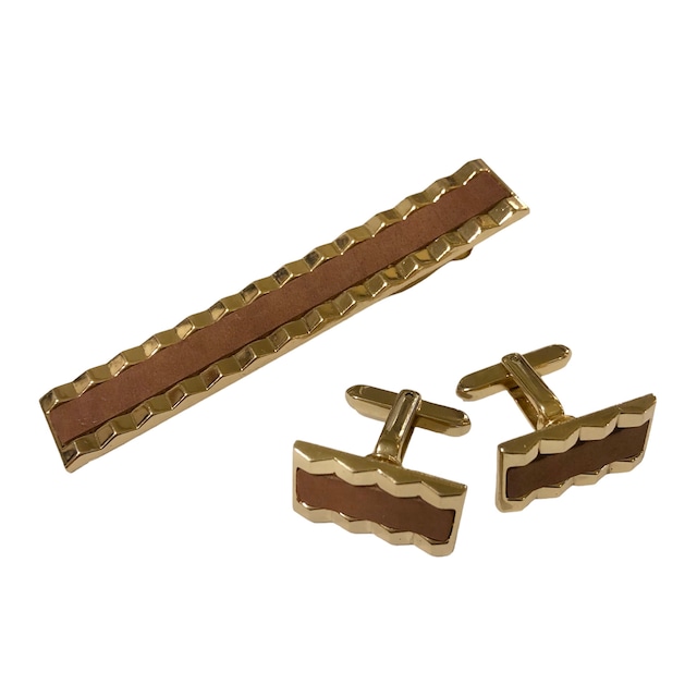 Vintage "HICKOK" tie pin&cuff links set