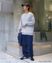 【#Re:room】NYRON SWITCHING PAINTER WIDE DENIM［REP231］