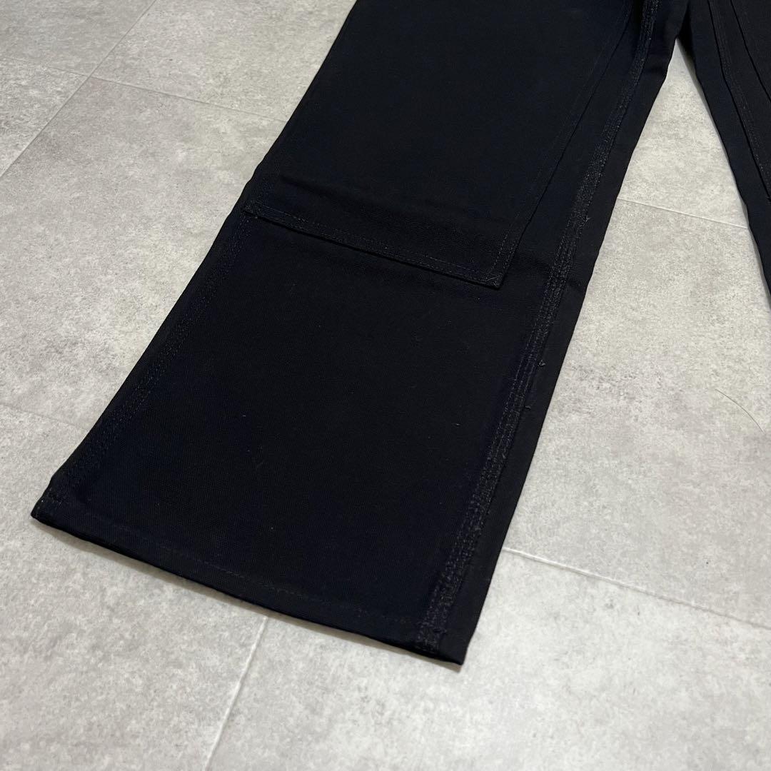 32×30 カーハート USA規格 未使用品 ダブルニー ブラック 黒 パンツ