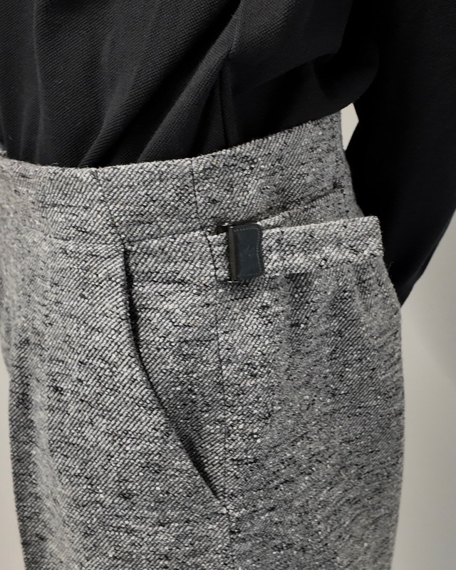【Maison Margiela】cropped nep grey pants
