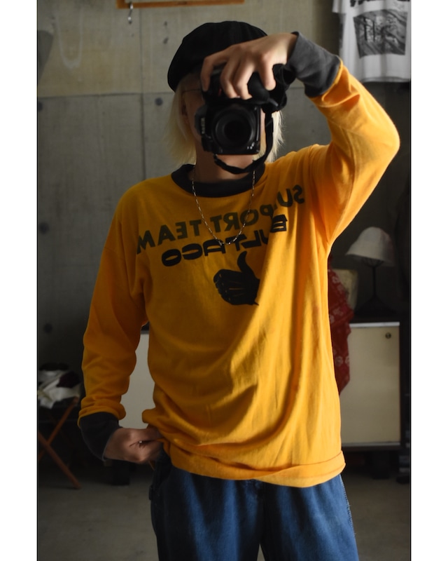 OK/60's "BULTACO" vintage rayon tee shirt