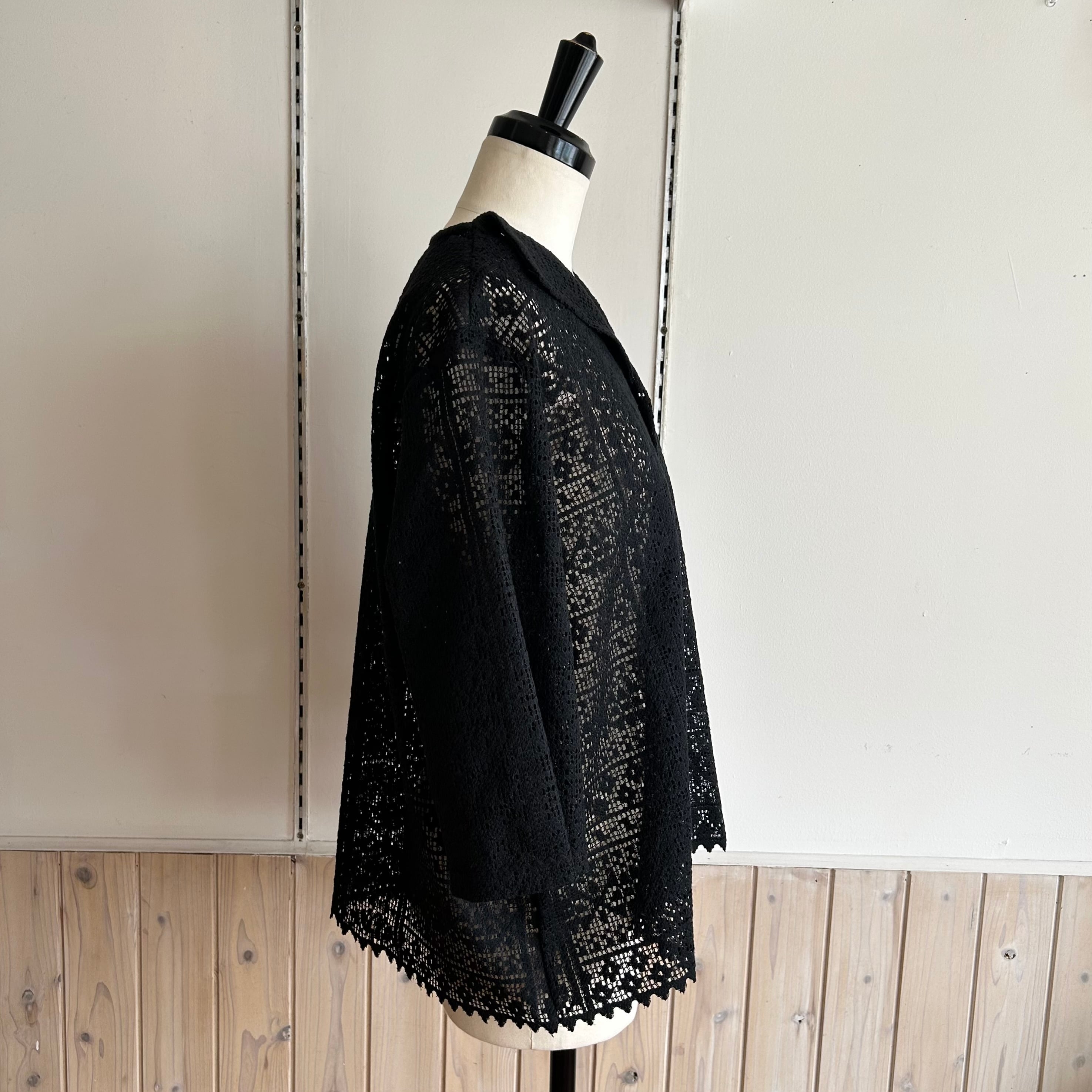 ROBE de PEAU ローブデポー オーガニックスカラップレースガルシア
