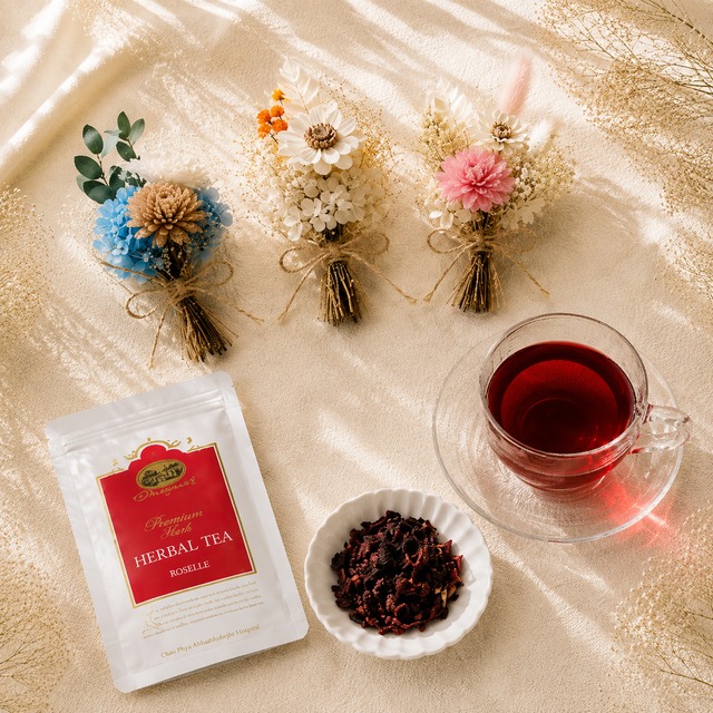 ローゼル＆ソエルブーケセット　花とハーブの贈りもの