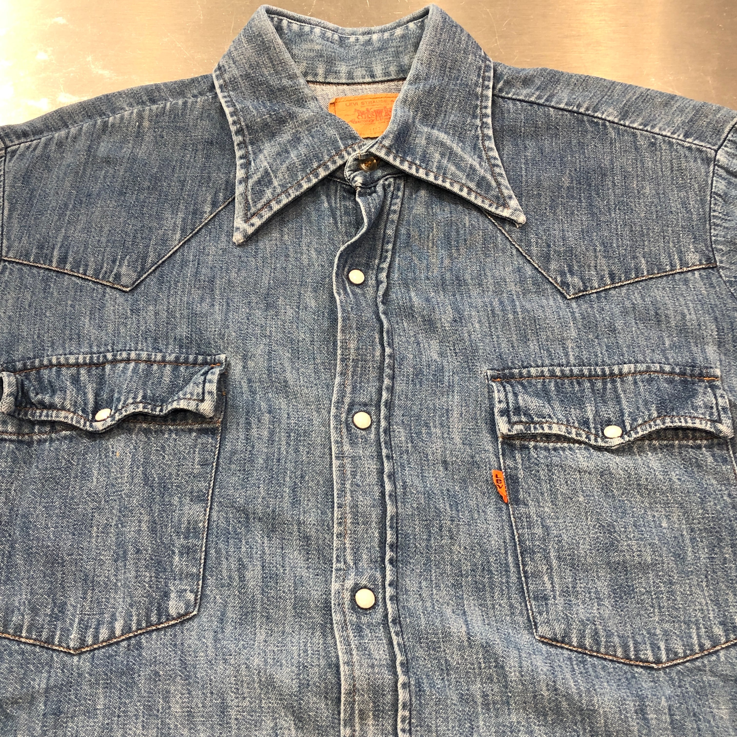 ☺︎専用 ⊕LEVI'S 60649 DENIM WESTERN SHIRT L USA | safarionline