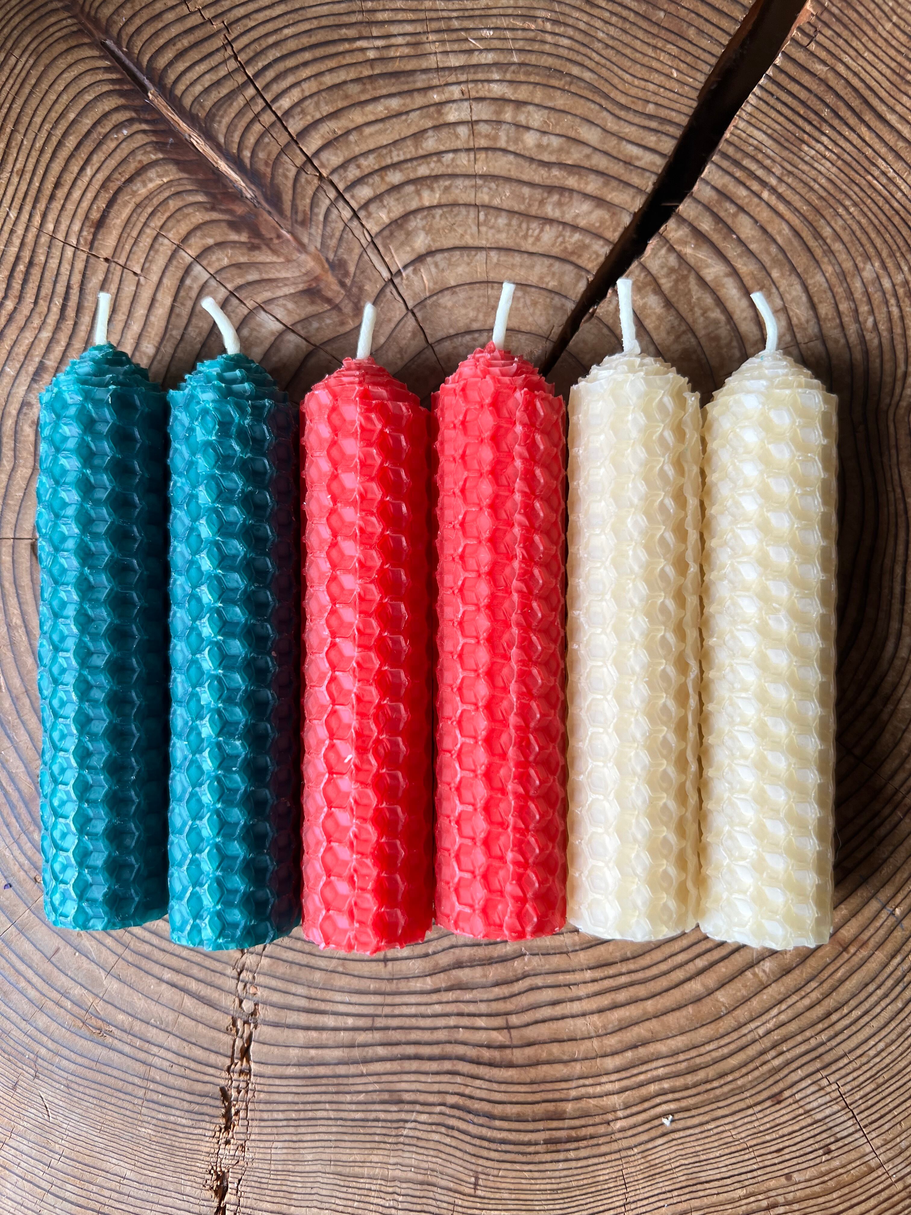 蜜蠟ハニカムキャンドル 1本バラ売