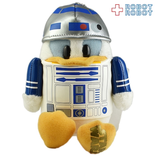 東京ディズニーランド TDL スター・ウォーズ スターツアーズ ドナルドダック as R2-D2 ぬいぐるみバッジ