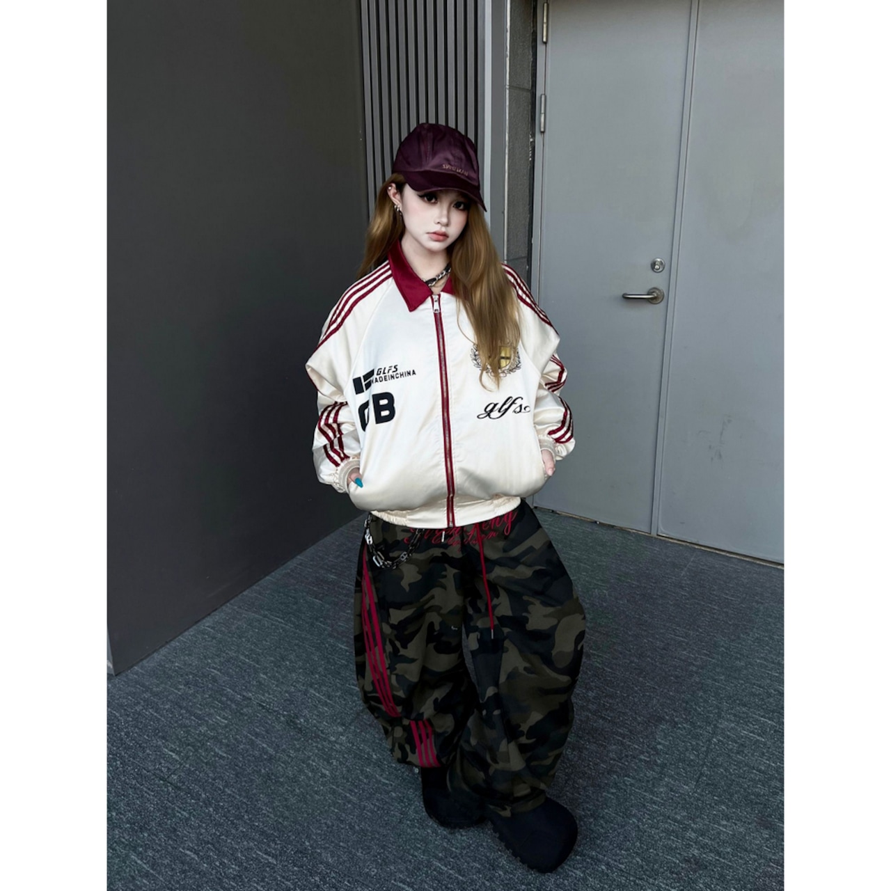 【暖かさUP】ヴィンテージブルゾン 中綿ジャケット T1979