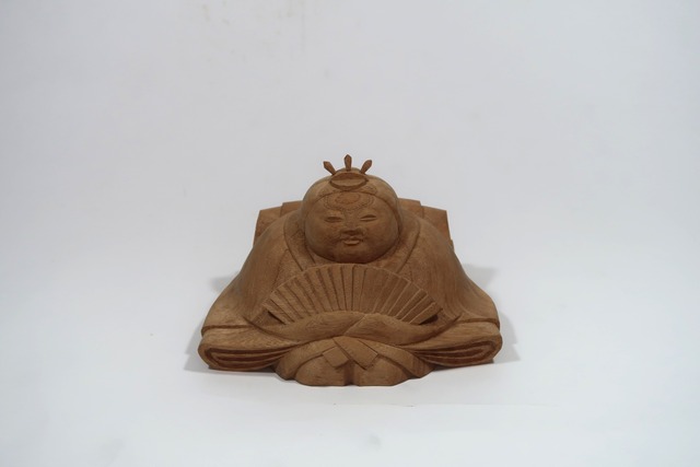 The Gentle Blessing ― An Original Pair of Wooden Hina Dolls by Nozomu Mori