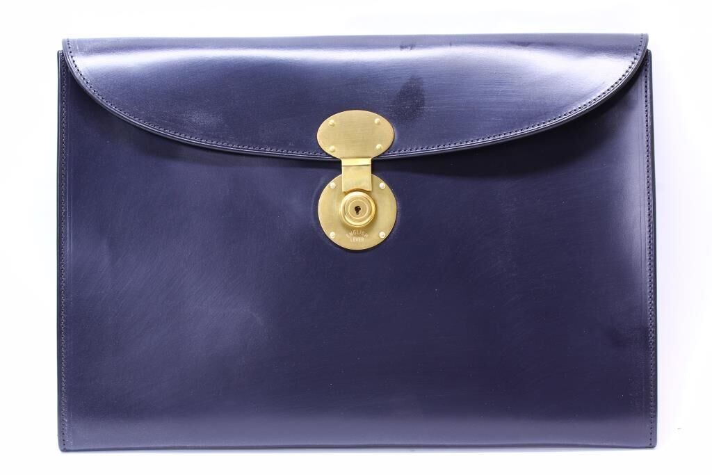 ラザフォード　Rutherfords フォリオケース Rutherfords / Folio Case with 806 Lock / Navy | UNION WORKS ONLINE